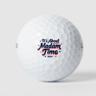 It's About Madam Time Kamala Harris Ekection  Golf Balls
