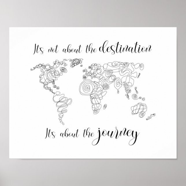 It's about the journey, not the destination. poster (Front)