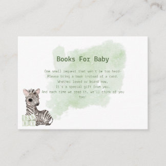 It's About To Get Wild  Safari Books For Baby Enclosure Card