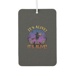 Its Alive Halloween Witch Pumpkin Black Cat Tombst Car Air Freshener