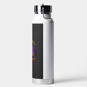Its Alive Halloween Witch Pumpkin Black Cat Tombst Water Bottle