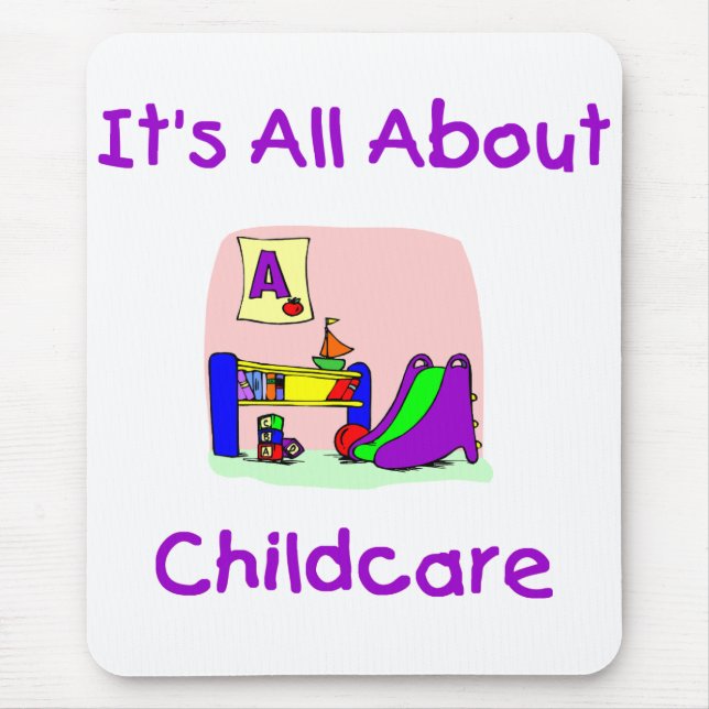 It's All About Childcare Mouse Pad (Front)