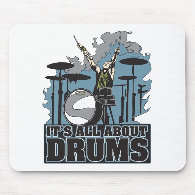 It's All About Drums Mouse Mat (Front)
