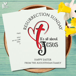 IT'S ALL ABOUT JESUS Christian Easter  Card