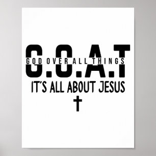 It's All About Jesus Make Heaven Crowded God Over Poster