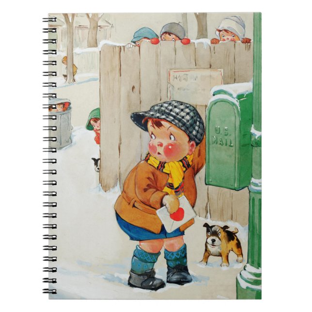 It's all about Love. Vintage Art  Notebook (Front)