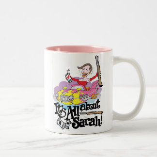 It's All About Sarah! Two-Tone Coffee Mug