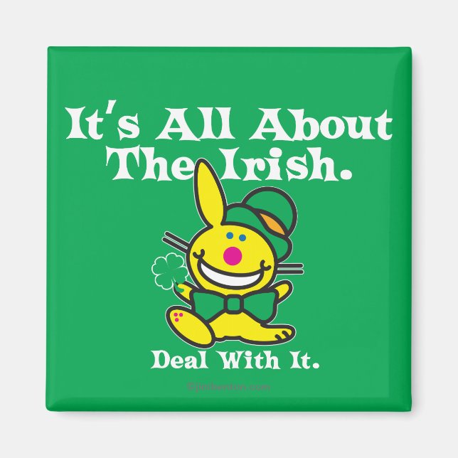 It's All About The Irish (green) Magnet (Front)