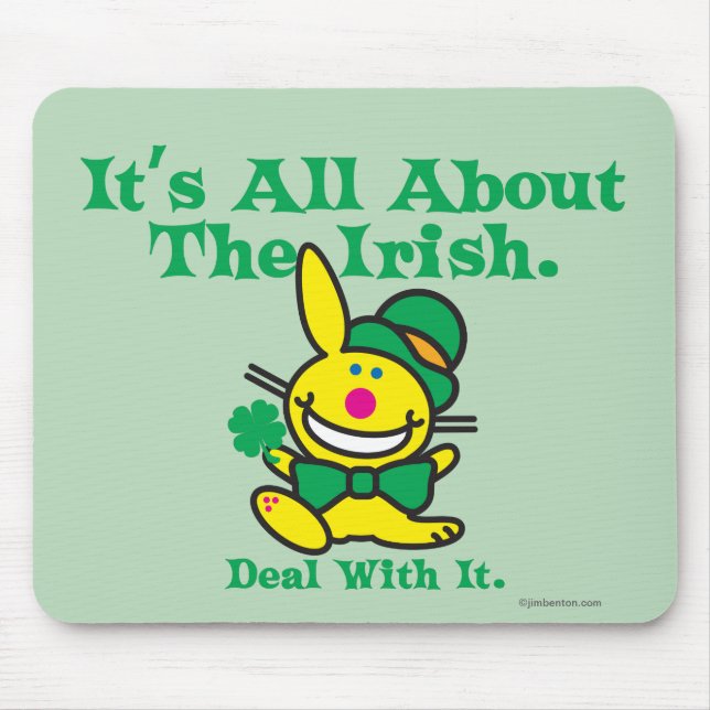It's All About The Irish Mouse Mat (Front)
