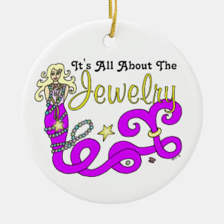 (It's All About The) Jewellery Mermaid Double Ceramic Tree Decoration