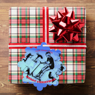 It's All About The Scooter - Scooter Rider Tree Decoration Card