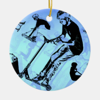 It's All About The Scooter! - Scooter Tricks Ceramic Tree Decoration