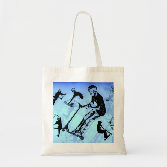 It's All About The Scooter! - Scooter Tricks Tote Bag (Front)