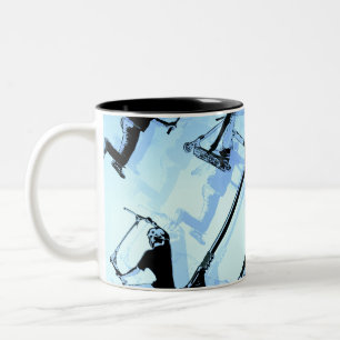 It's All About The Scooter! - Scooter Tricks Two-Tone Coffee Mug
