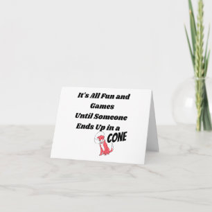It's All Fun and Games Until PERSONALIZED Card 