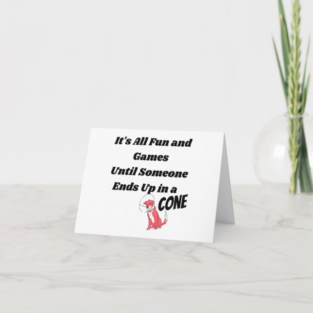It's All Fun and Games Until PERSONALIZED Card  (Front)