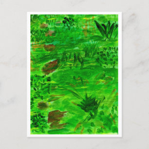 It's all green postcard