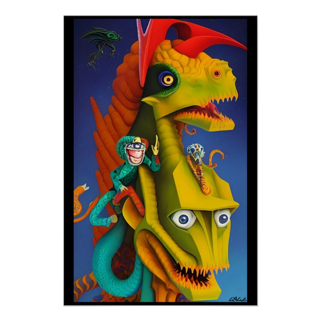 It's All Lizard-Speak Poster (Front)