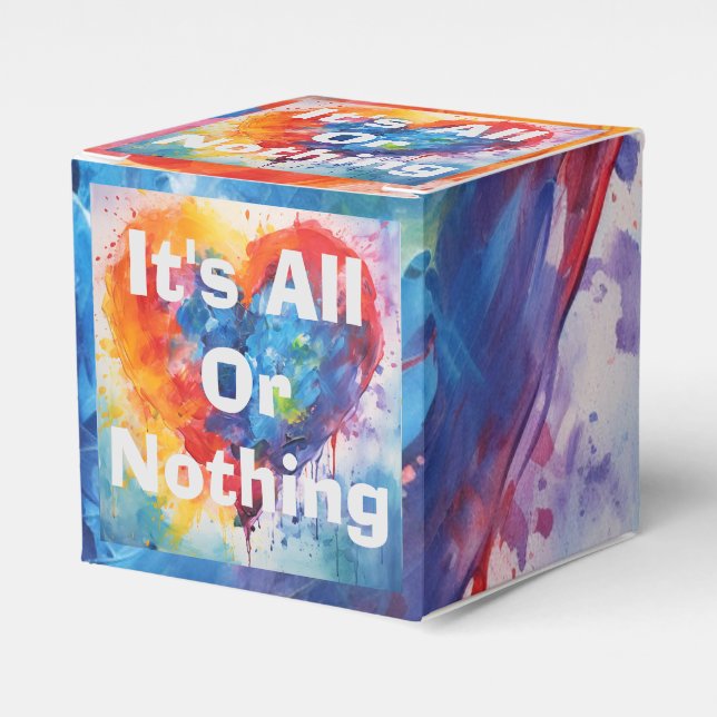  It's All Or Nothing Favour Box (Front Side)