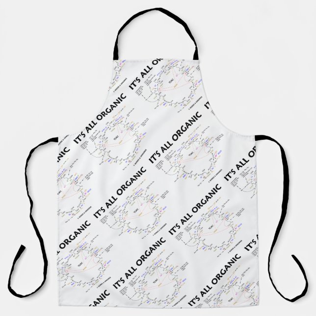 It's All Organic Krebs Cycle Citric Acid Cycle Apron (Front)