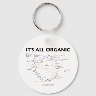 It's All Organic (Krebs Cycle / Citric Acid Cycle) Key Ring