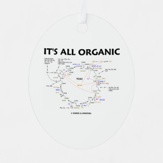 It's All Organic Krebs Cycle Citric Acid Cycle Metal Tree Decoration