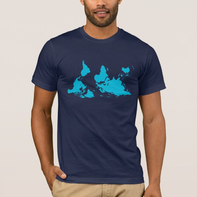 It's All Relative world map tee shirt (Front)