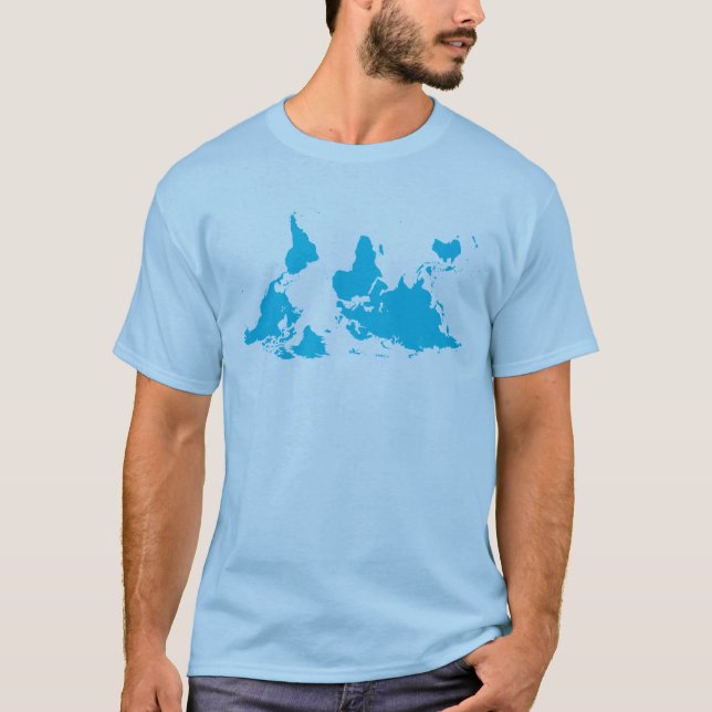 It's All Relative world map tee shirt (Front)