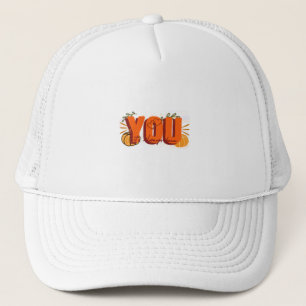 It's Always Been You Retro Pumpkin Fall Autumn  Trucker Hat