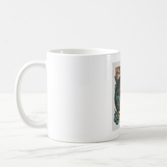 Its Always Halloween Inside Head Pumpkin Ghost Sna Coffee Mug (Left)