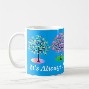 It's Always Pickleball Season - Four Seasons Tree Coffee Mug