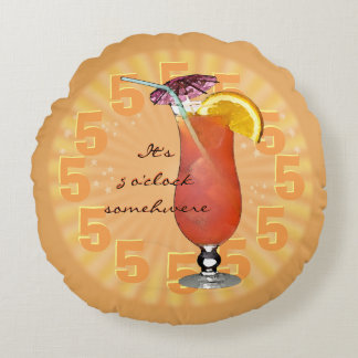 It's always time for a drink ;-) round cushion