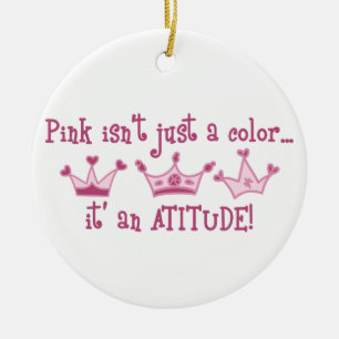 Its An Attitude Ceramic Tree Decoration