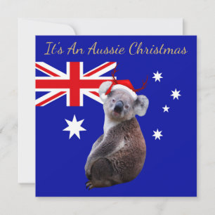 It's An Aussie Christmas with a Koala Card