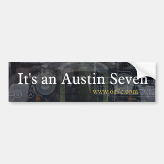 It's an Austin Seven bumper sticker
