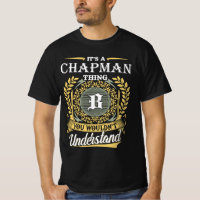 It's an Chapman Thing You Wouldn't Understand
