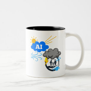 It's an Ill Wind that Blows the AI Cloud Platform Two-Tone Coffee Mug