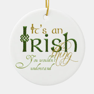 It's an Irish Thing Ceramic Tree Decoration