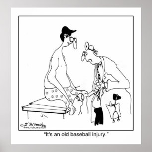It's an Old Baseball Injury Poster