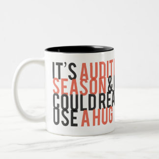 It's audition season and I could really use a hug Two-Tone Coffee Mug