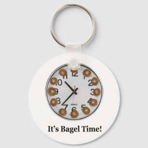 It's Bagel Time! Key Ring