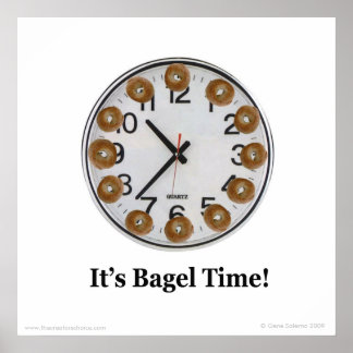 It's Bagel Time! Poster