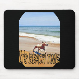 Its Beach Time Mouse Mat