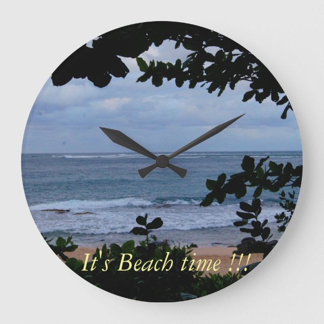 It's beach time wall clock (Front)