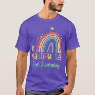 Its Beautiful Day For Learning Cute Back to School T-Shirt