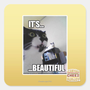 It's Beautiful Square Sticker