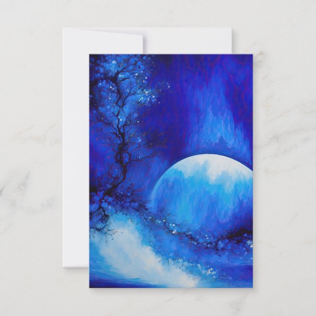 IT'S BEEN A BLUE MOON THANK YOU CARD (Front)