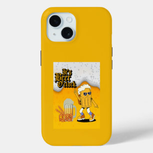 It's Beer O'Clock Beer Mug Character iPhone 15 Case