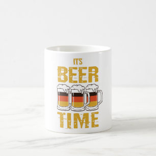 It's beer time coffee mug