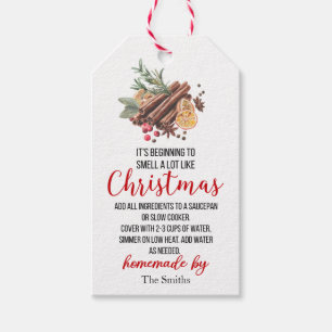 It's Beginning to Smell Like Christmas Potpourri Gift Tags
